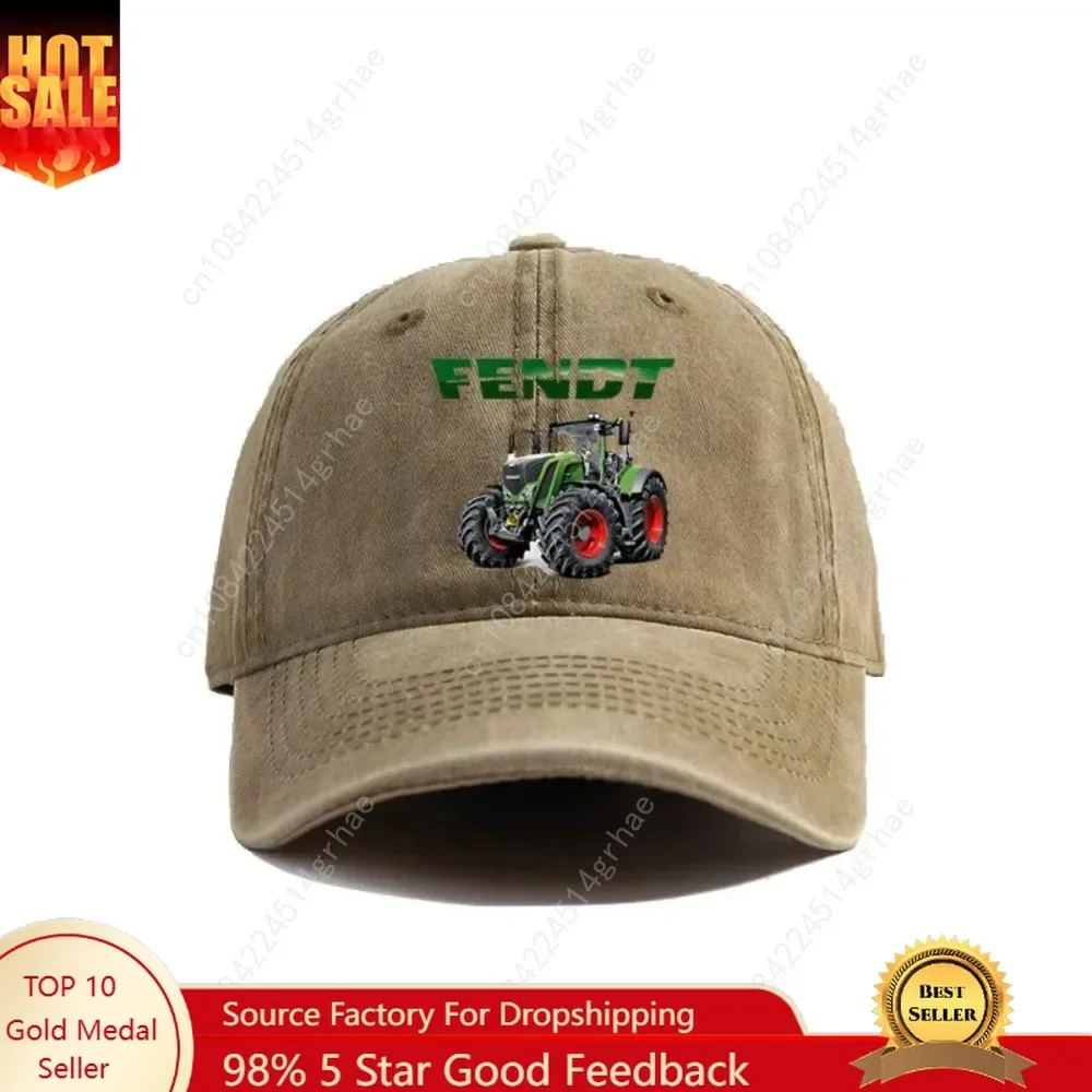 Agriculture Farming Hats - 2025 Fendt Tarım Traktörleri Eskitilmiş Beyzbol